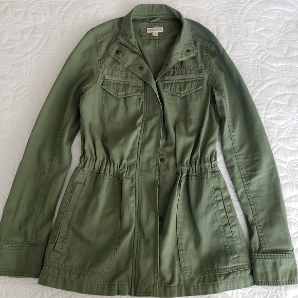 Merona Jackets & Blazers - Green utility jacket